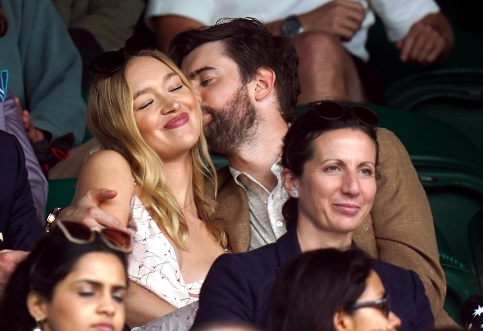 Jack Whitehall shared some sweet nothings with his girlfriend Roxy