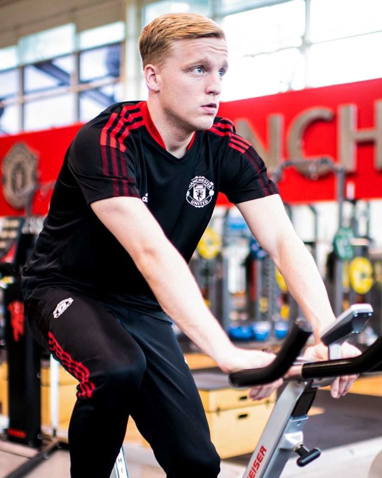 Donny van de Beek returned to pre-season training this morning