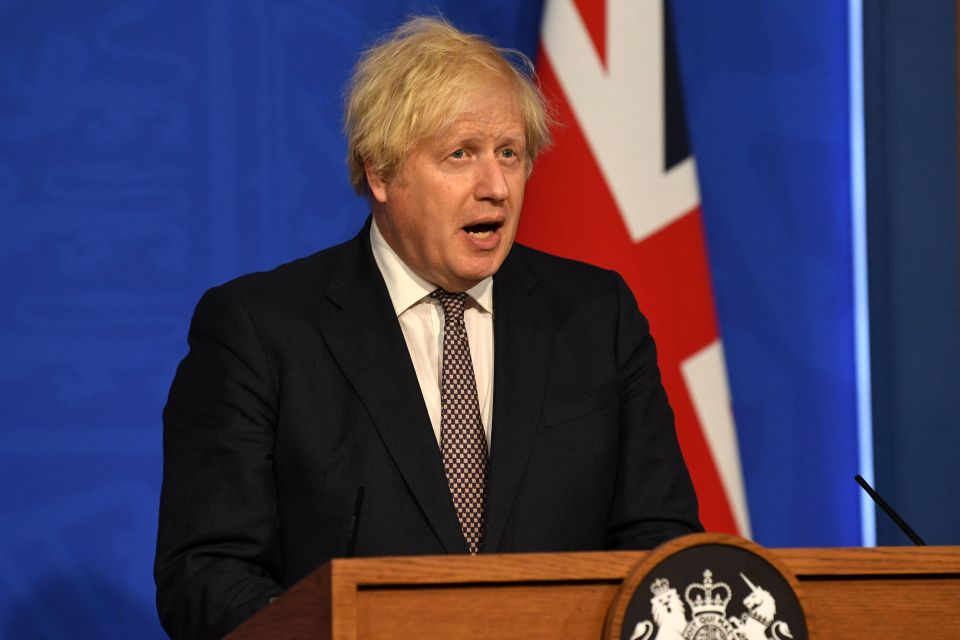 Boris Johnson made the announcement at the press conference on Monday night