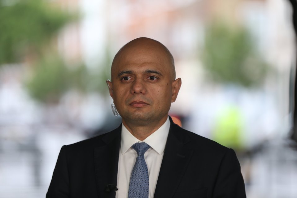 New Health Sec Sajid Javid warned today that there'll be 100,000 positive Covid tests a day by the end of summer