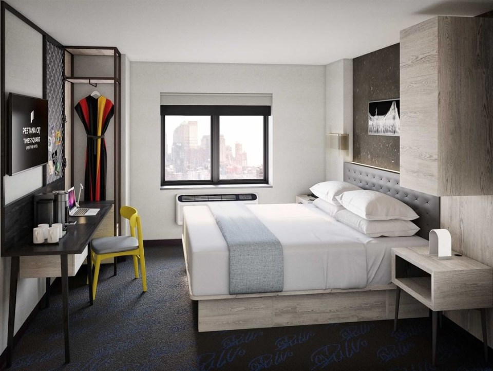 Inside the Pestana CR7 hotel in midtown Manhattan