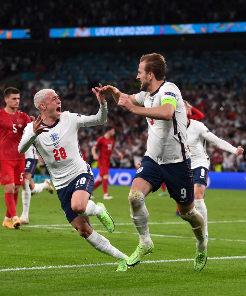 The goal secured England's spot in Sunday's final