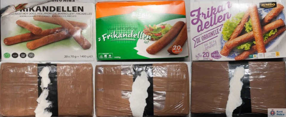 Gangsters smuggled £480,000 worth of cocaine inside sausage boxes