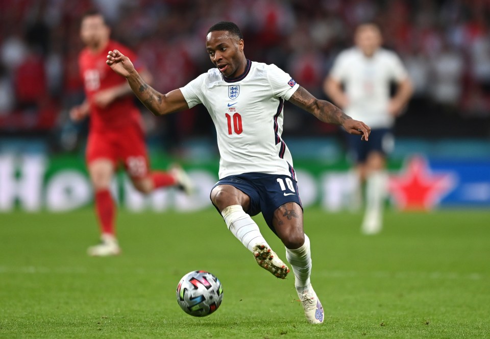 Raheem Sterling and the rest of the squad will take on Italy in the final at Wembley on Sunday