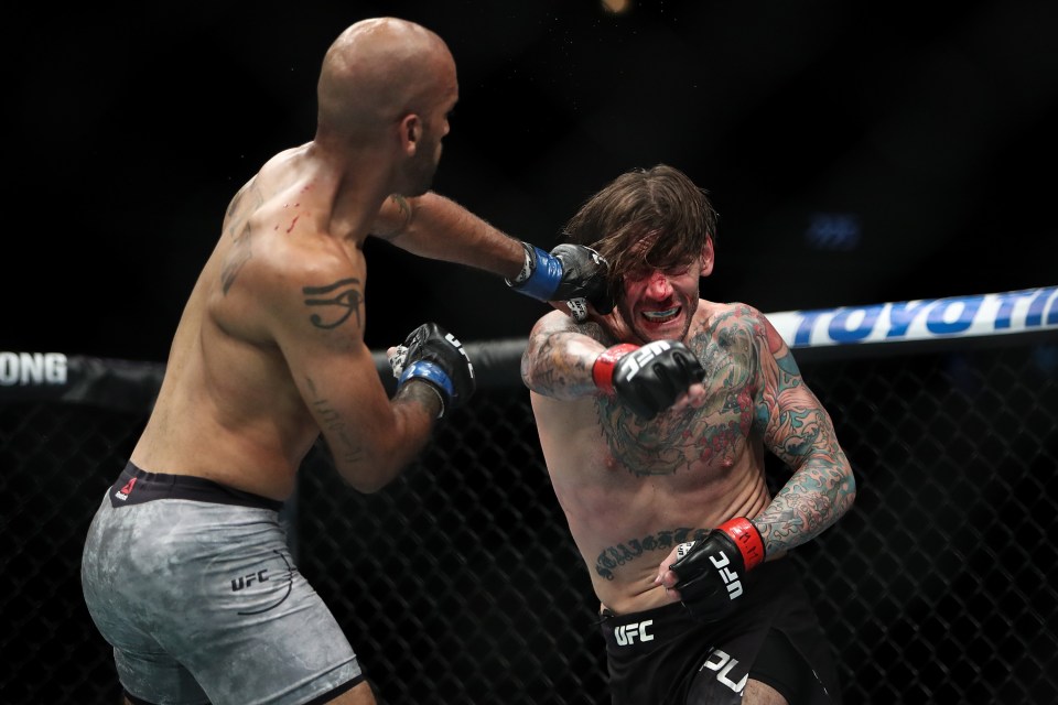 Mike Jackson lands a punch on CM Punk