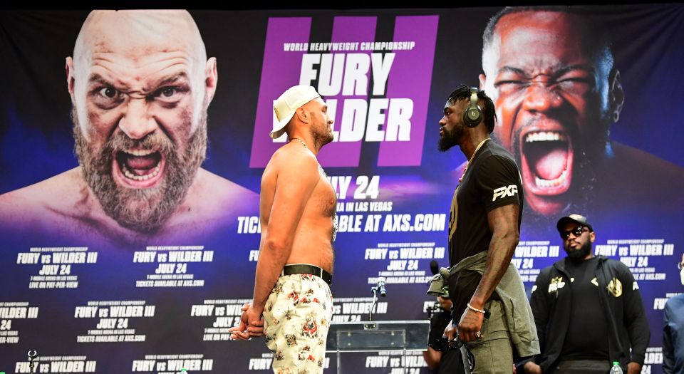 Tyson Fury's trilogy fight with Deontay Wilder has been postponed until October