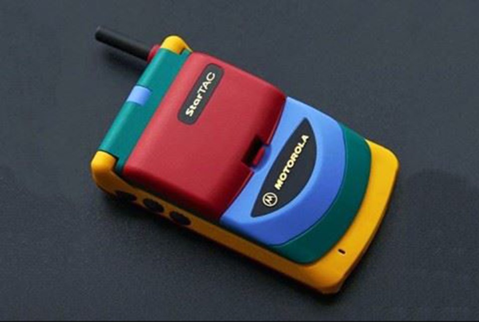 This multi-coloured phone by Motorola was released in limited numbers