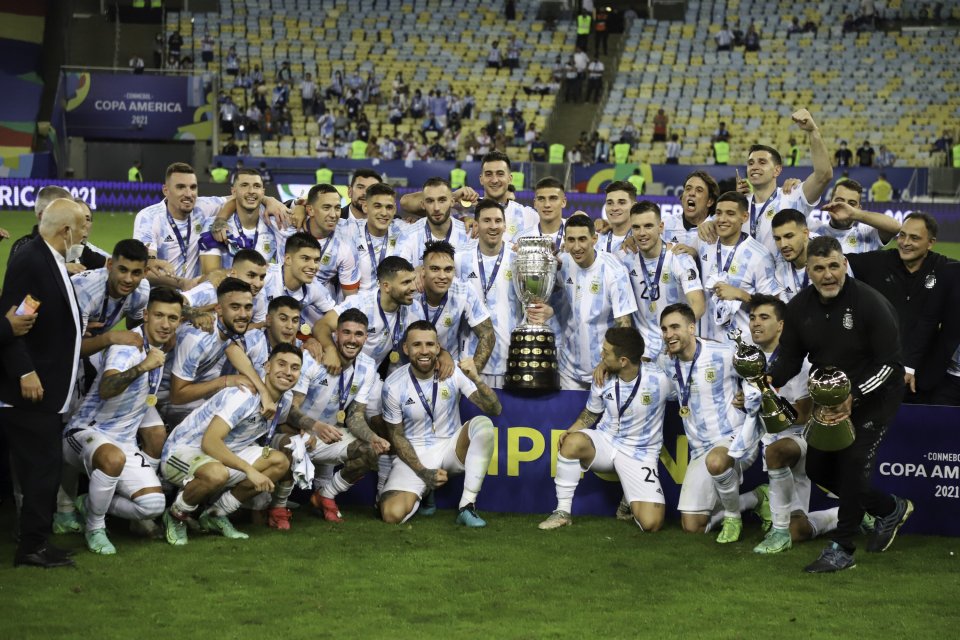 Argentina were crowned Copa America champions with a win over Brazil