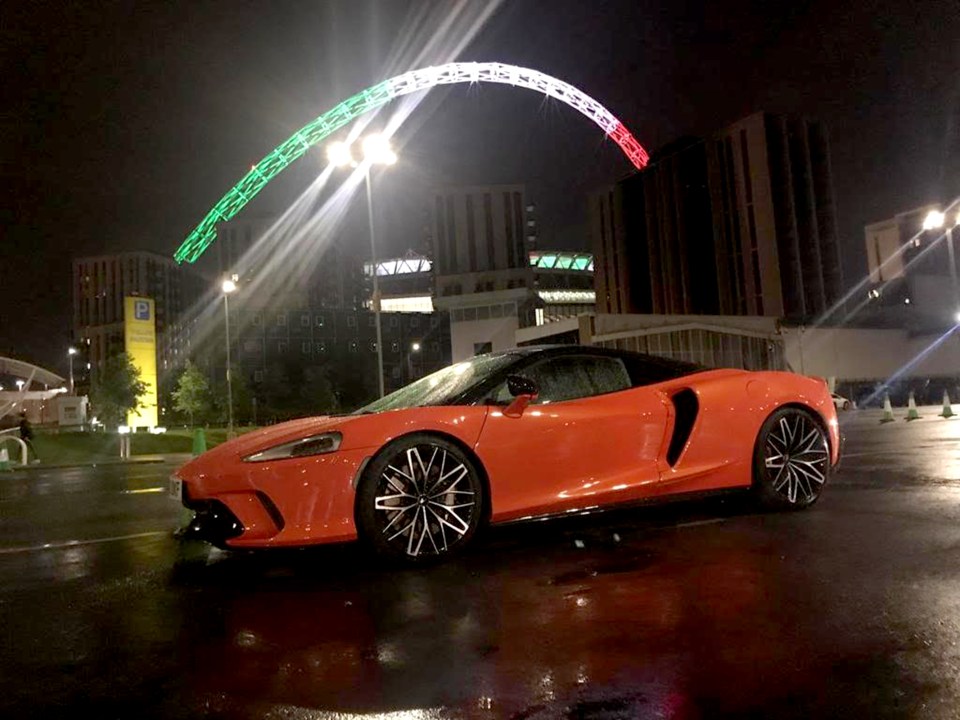 Lando Norris was mugged at the wheel of his McLaren supercar at Wembley's car park