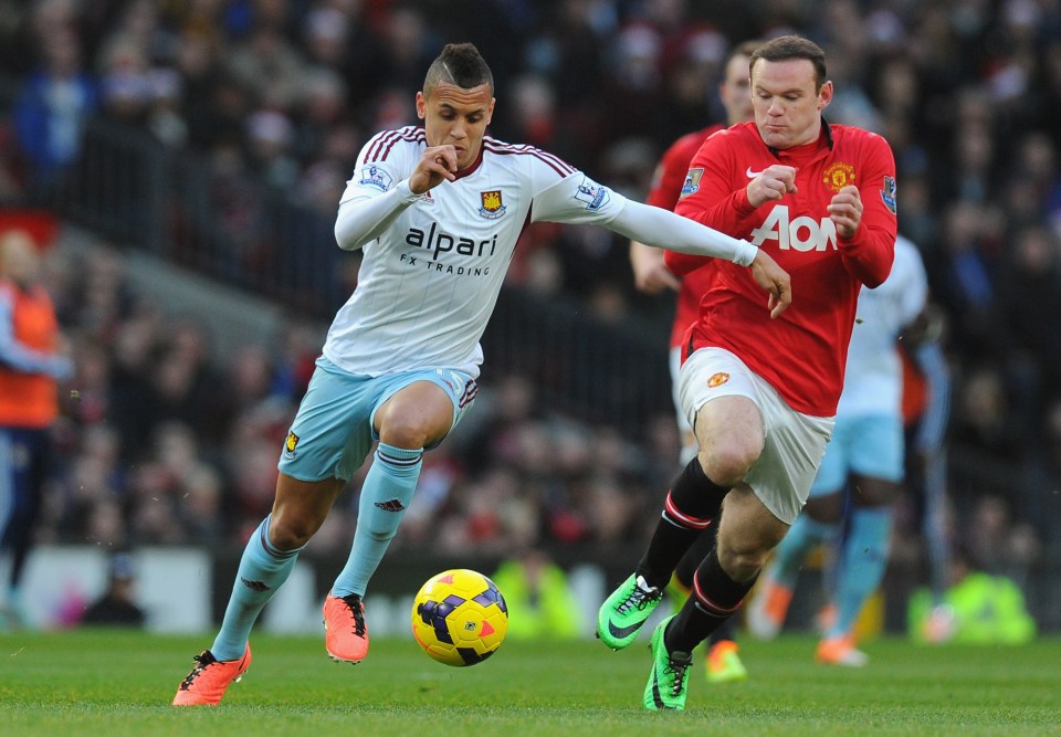 Ravel Morrison, pictured playing for West Ham, was at Man Utd when Wayne Rooney was in his prime