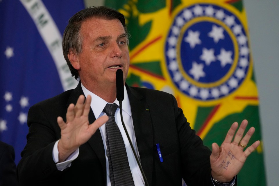 Brazilian president Jair Bolsonaro was admitted to hospital on Wednesday