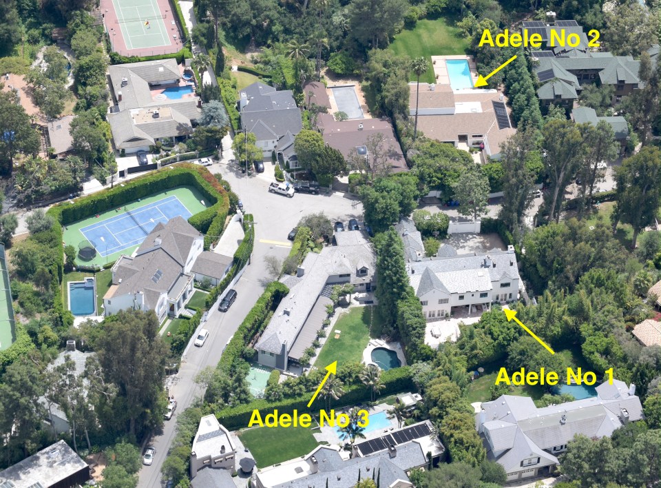 Adele has purchased her third home on the same street