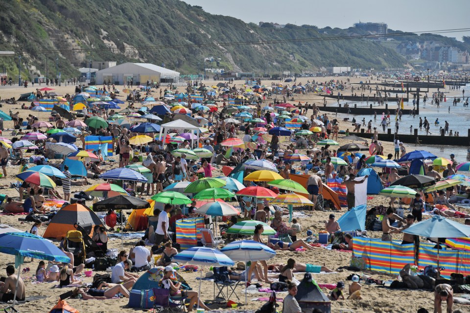 Brits packed beaches across the UK over the weekend to get some long-awaited sunshine