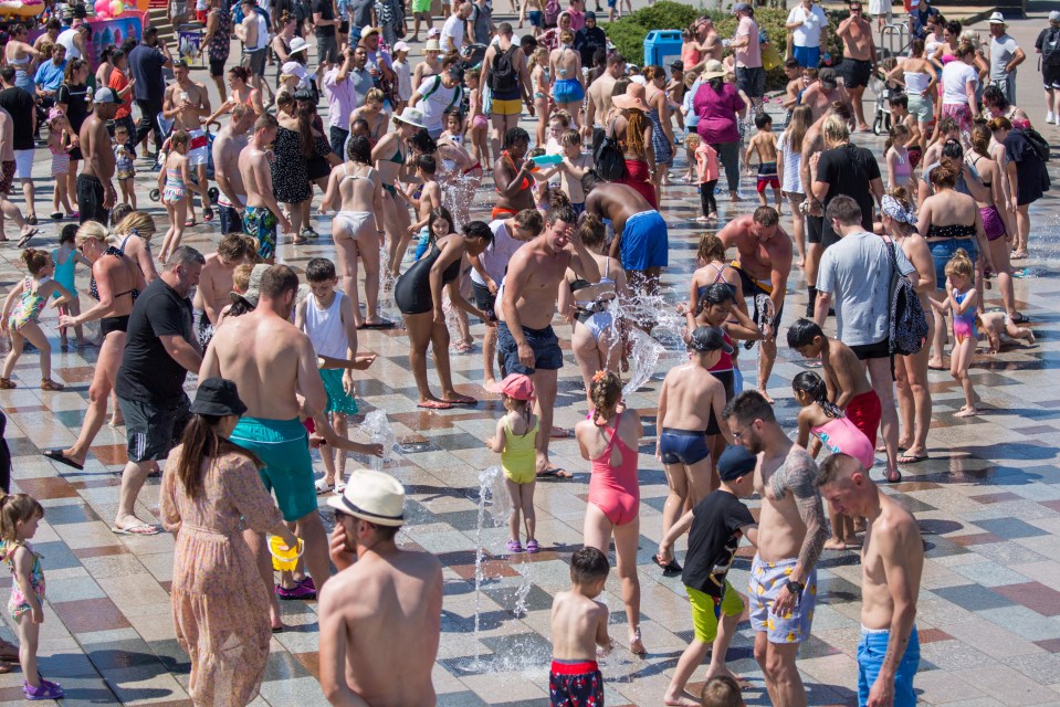 Crowds flocked to Southend beach over the weekend