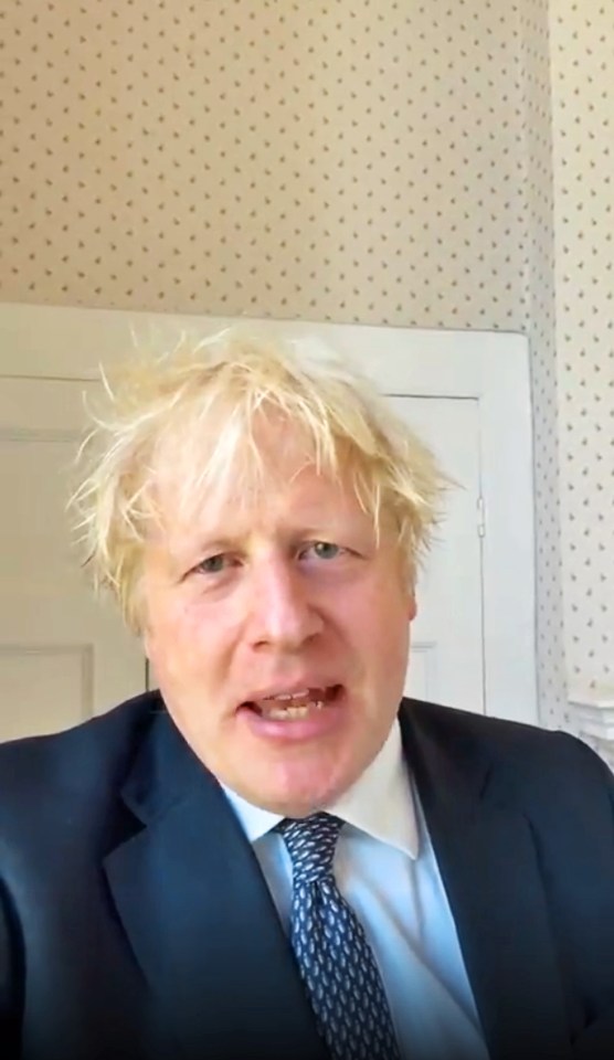 Boris in isolation at Chequers after he was a close contact of the Health Secretary, who has tested positive