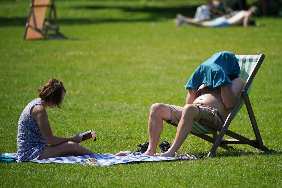 Brits have been warned to take precautions in the strong sun