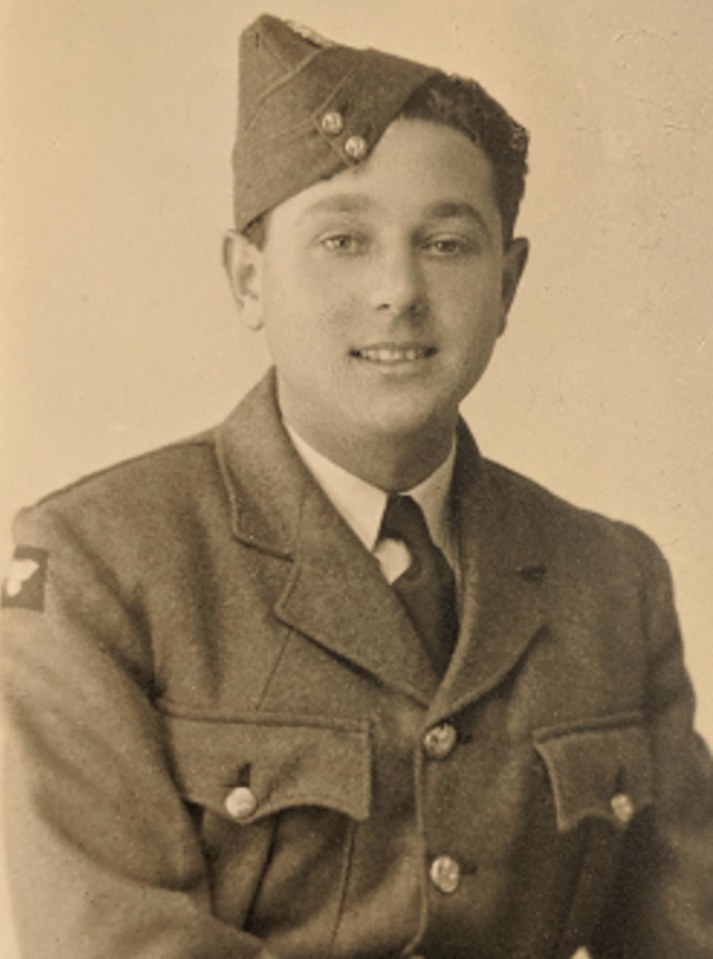 World War Two hero Lawrence 'Benny' Goodman of RAF 617 Squadron