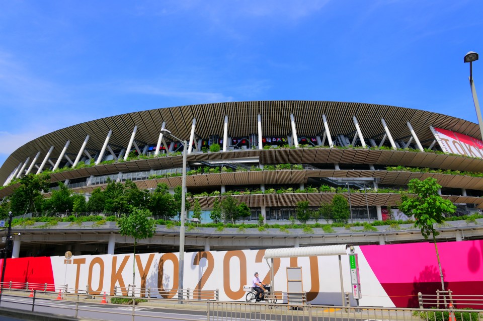 Japan's National Stadium is hosting the Tokyo 2020 Olympic Games