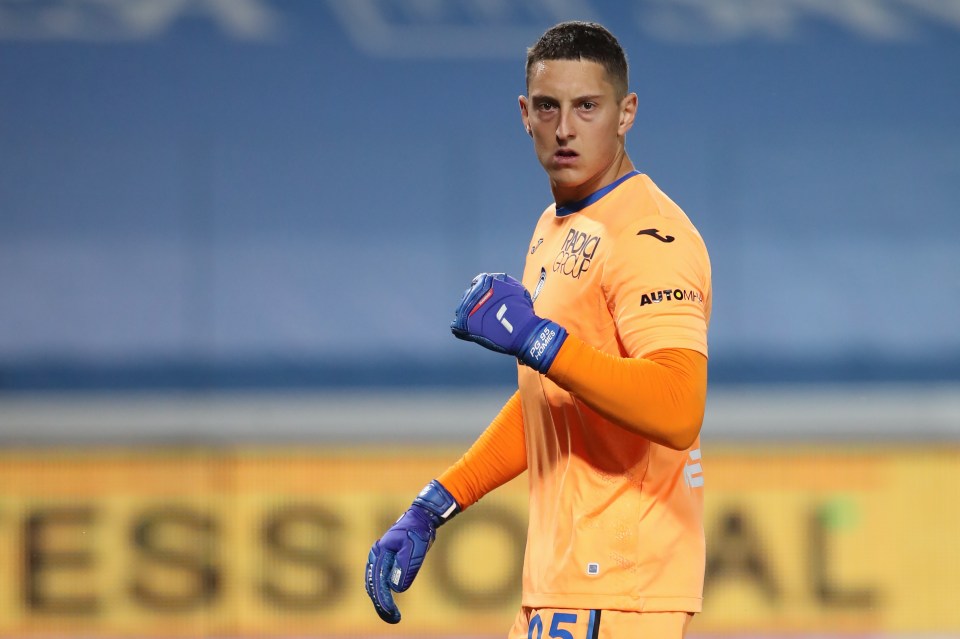 Gollini is expected to sign a loan deal with Spurs today