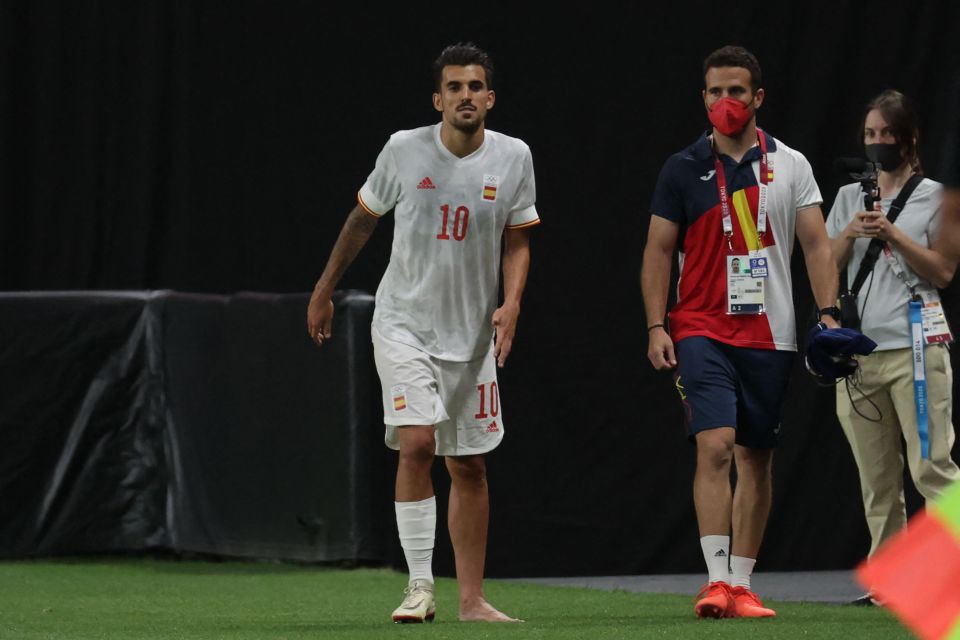 Dani Ceballos, 24, is an injury doubt for Spain