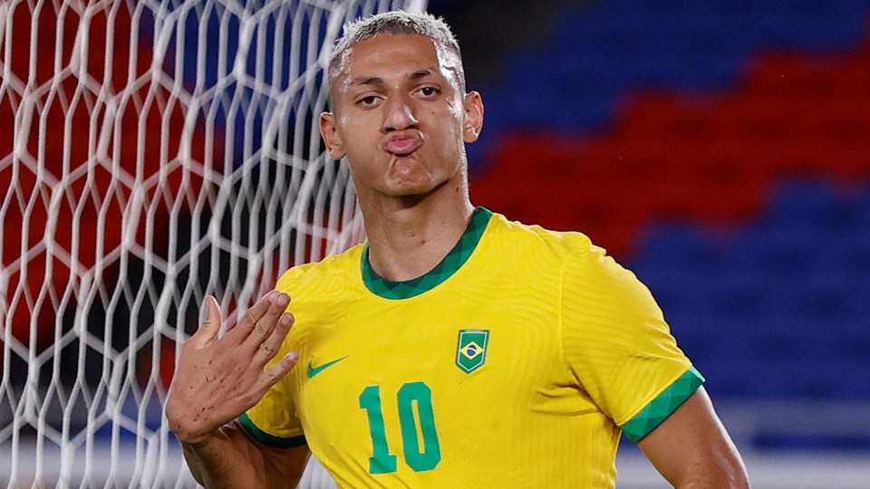 Richarlison bagged a hat-trick for Brazil in their 4-2 win over Germany