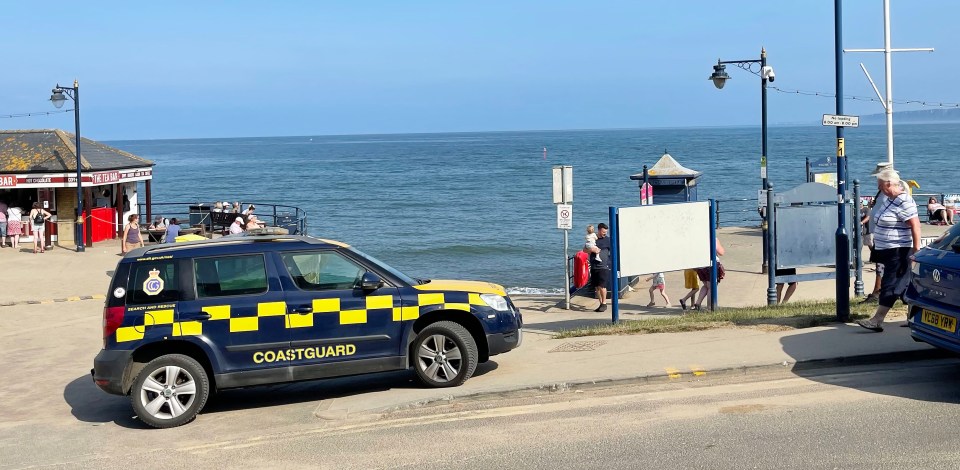 The Coastguard and Lifeboat crew rushed to the scene off the coast of  North Yorkshire