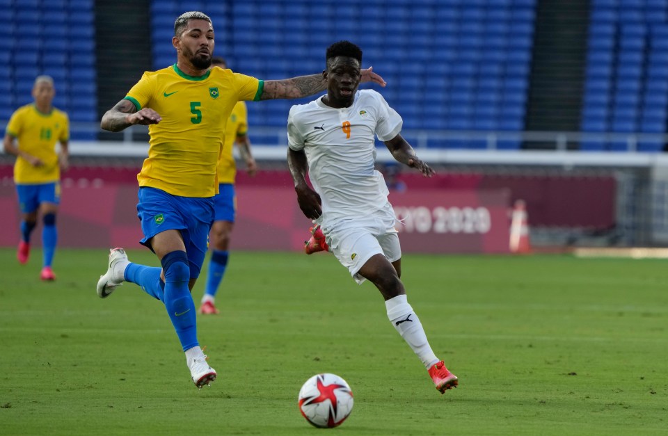 Max Gradel got the better of Douglas Luiz at the Olympics