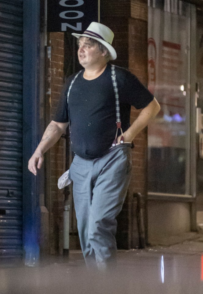 Pete Doherty went on a late night snack run in Camden