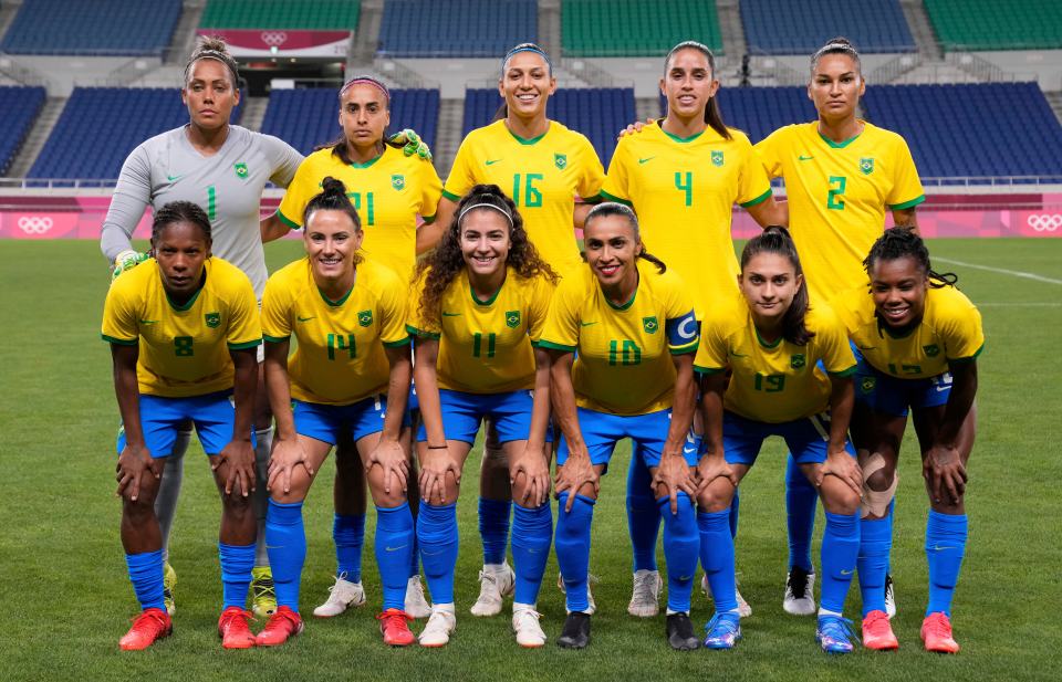 Brazil's women's football team competing at Tokyo 2020