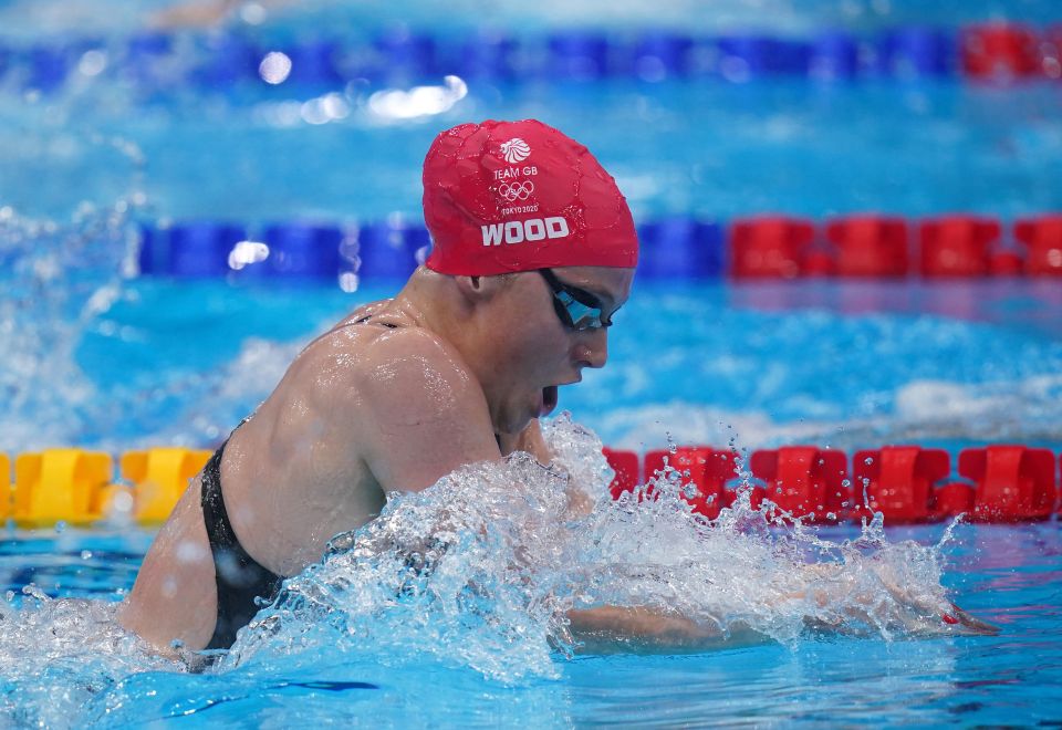 Abbie Wood came in fourth in the 200m medley in Tokyo