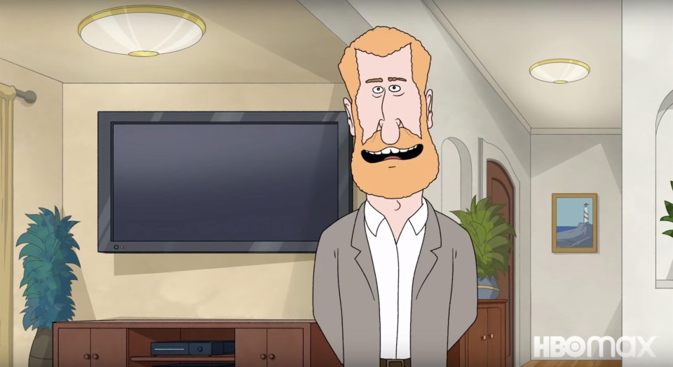 A sneak peek of the cartoon shows Prince Harry confusing an apartment building for a Palace