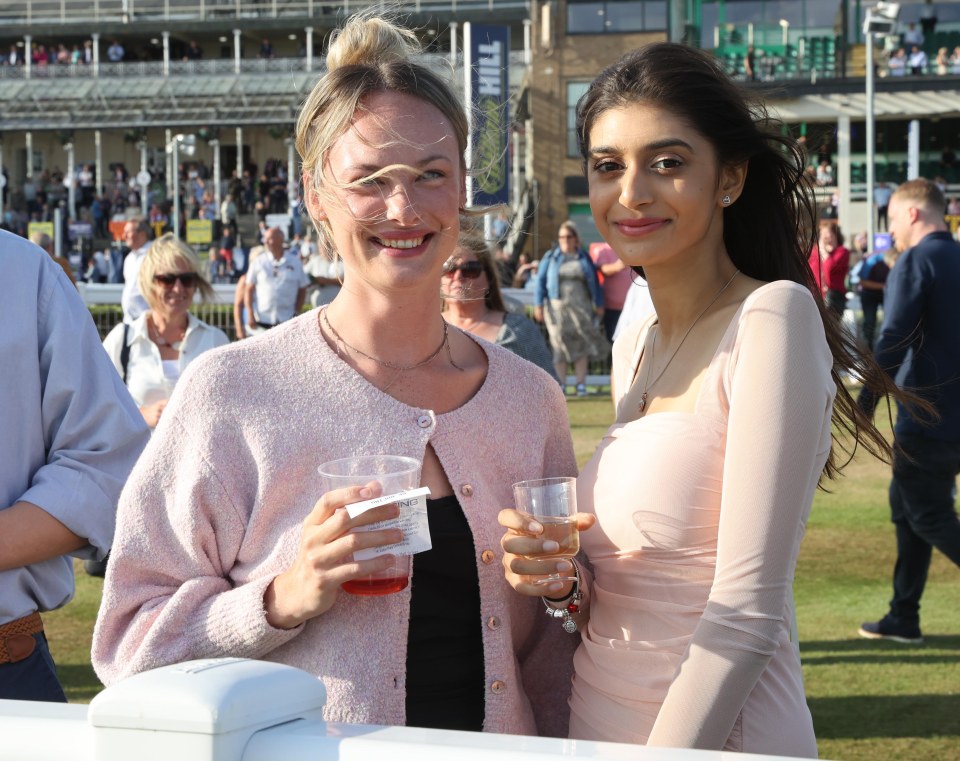 Punters flocked to the racecourse for the first night of the new £2million Racing League