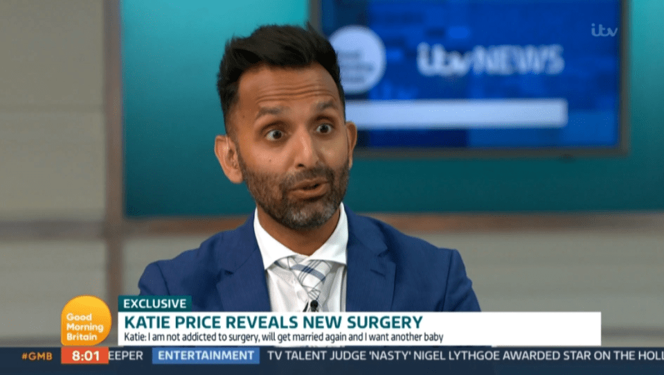 Katie argued with Dr Amir Khan on Good Morning Britain over her red-list travel