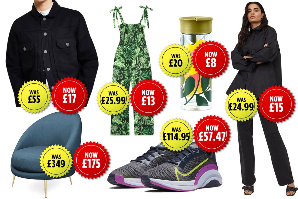 Retailers have cut the prices of clothes, shoes and homeware this week