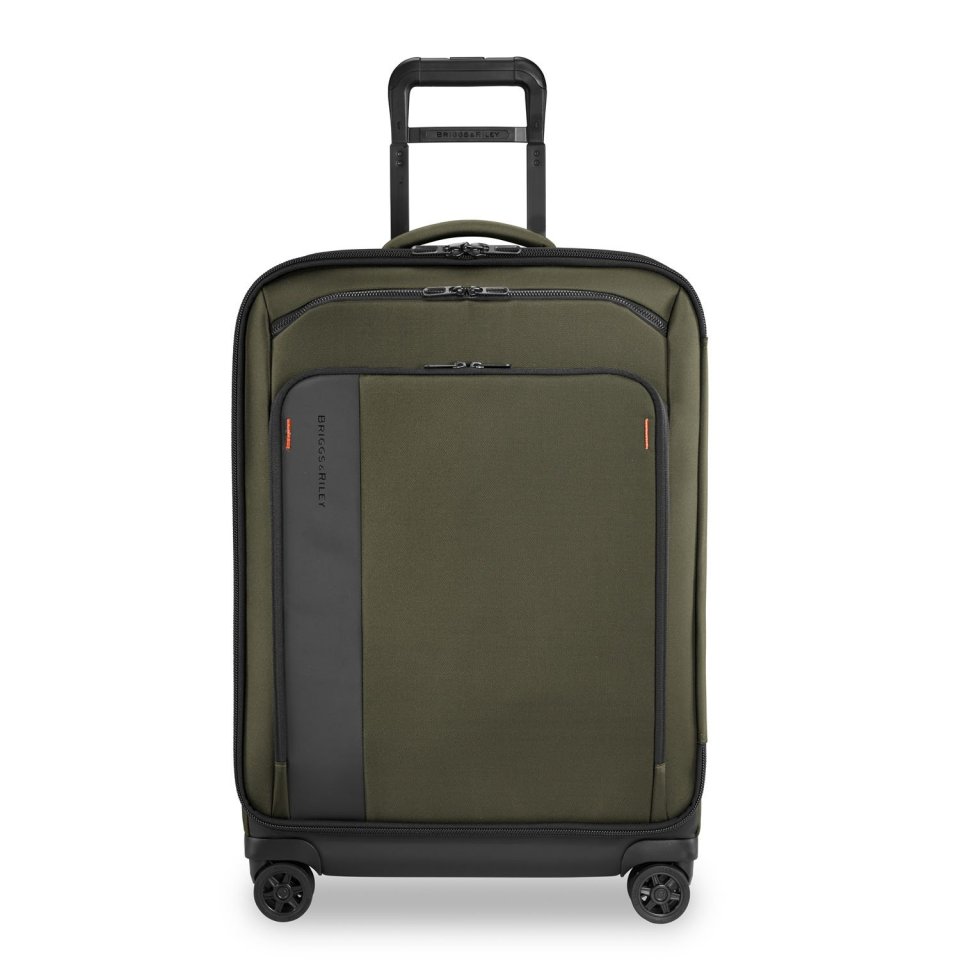 Briggs & Riley ZDX 4-Wheel 66cm Expandable Medium Suitcase, Hunter Green