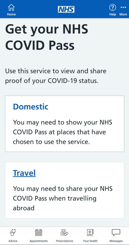 Covid passports have been launched for some users in the UK today