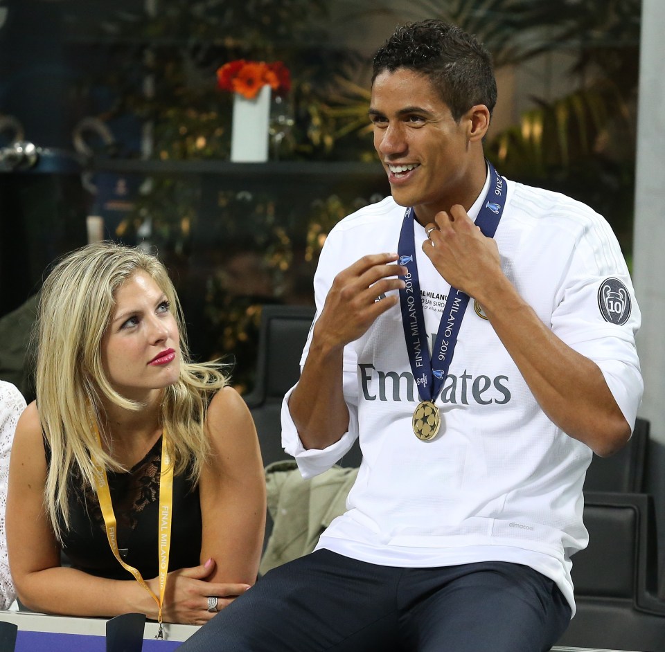 Varane and Camille's romance dates back to 2010