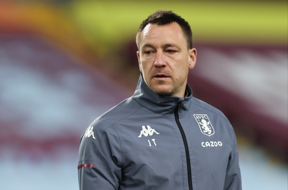 John Terry has left Dean Smith's coaching staff at Aston Villa