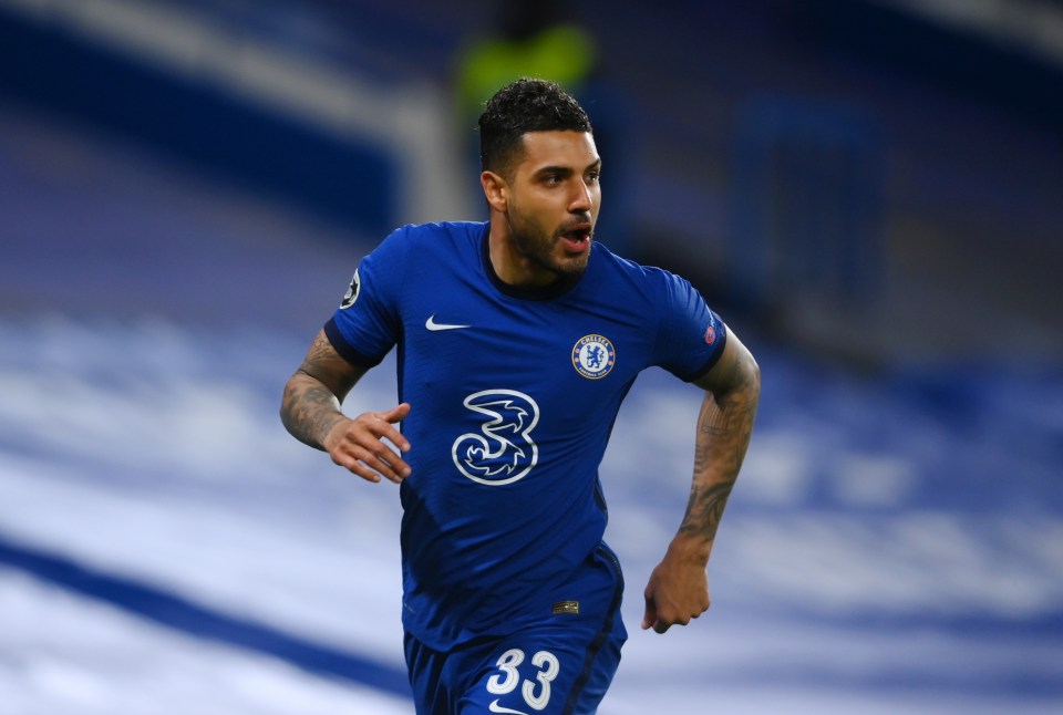 Emerson Palmieri has been a rarely spotted figure at Chelsea this season