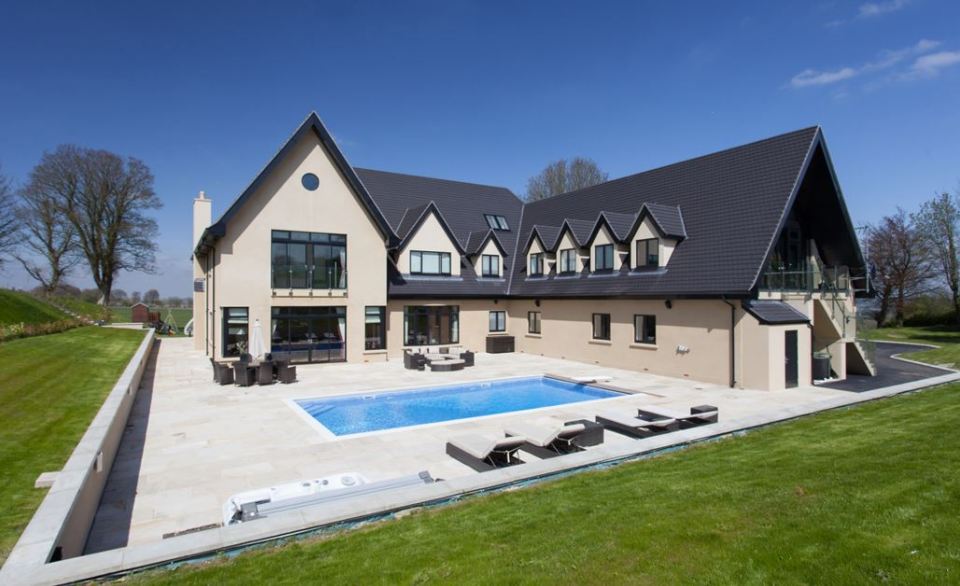 The couple built this amazing property from scratch after moving out of their £2.5m former home