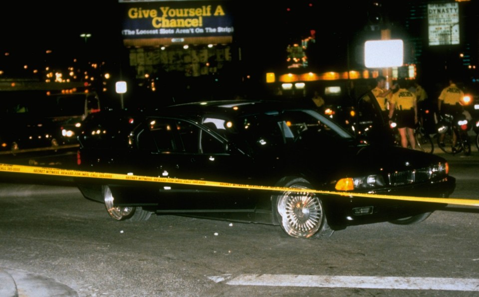 The scene of Tupac's death