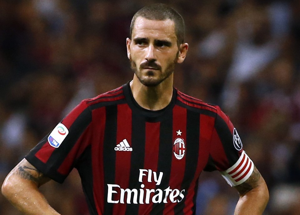 Leonardo Bonucci struggled during his one and only season at AC Milan