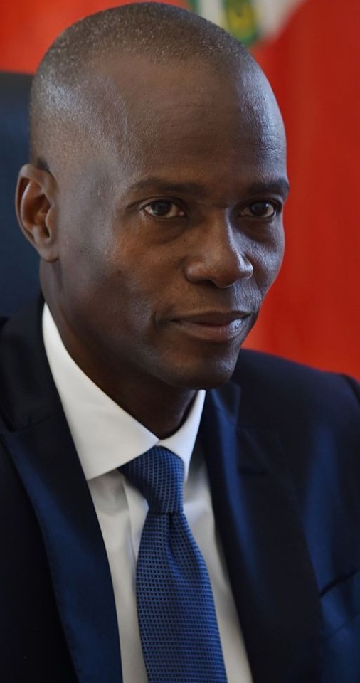 The President of Haiti was shot dead last night by a gang reportedly claiming to be DEA agents