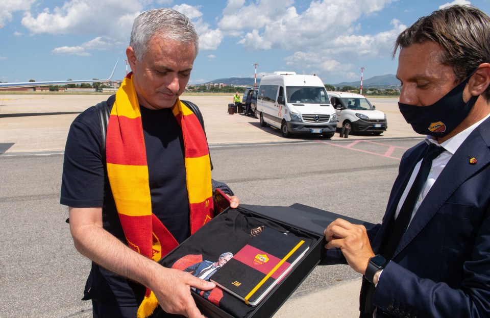 Jose Mourinho landed in Roma last week to take charge of the Serie A side