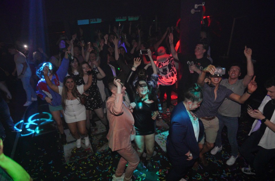 Nightclubs were finally filled after months of having their doors shut