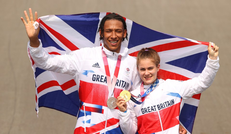 Bethany Shriever and Kye Whyte, both 22, are Team GB’s first medallists in the event