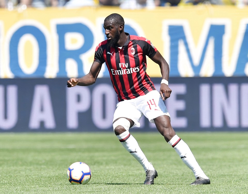 Tiemoue Bakayoko played for AC Milan during the 2018-19 season