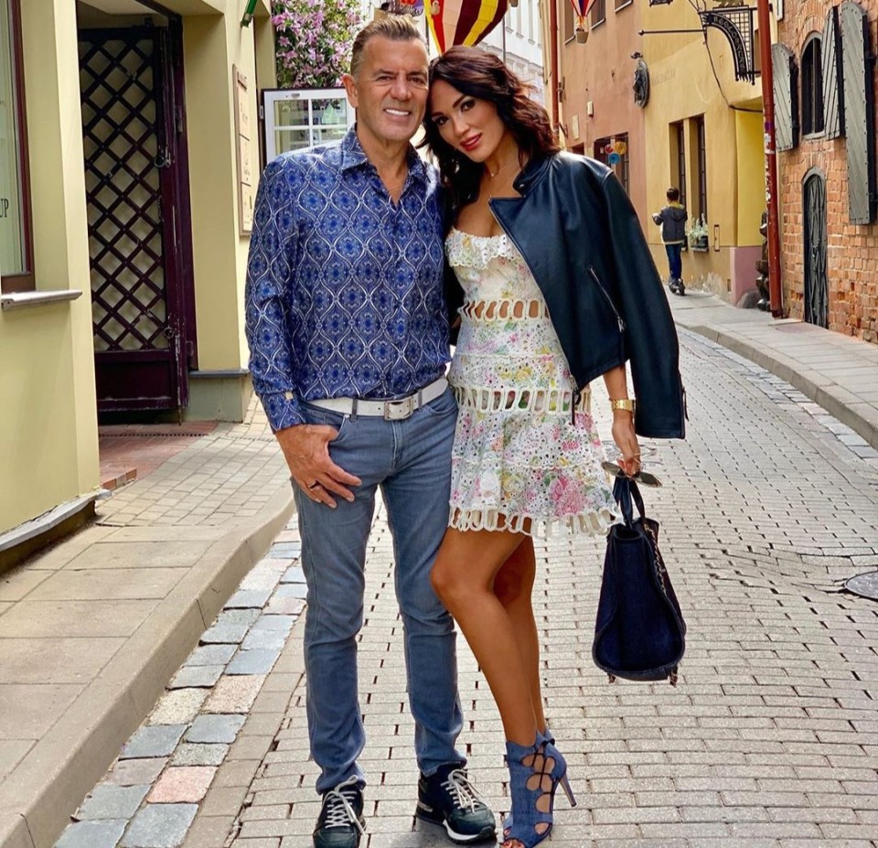 Duncan Bannatyne, 72, with wife Nigora Whitehorn, 41, on one of their glamorous holidays