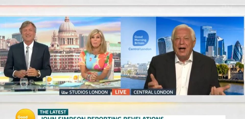 The GMB stars burst out laughing after the veteran reporter's slip up