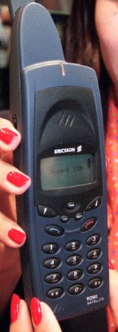 The Ericsson R290 Satellite Phone was one of the first satellite phones that made it possible to call friends and family from far away